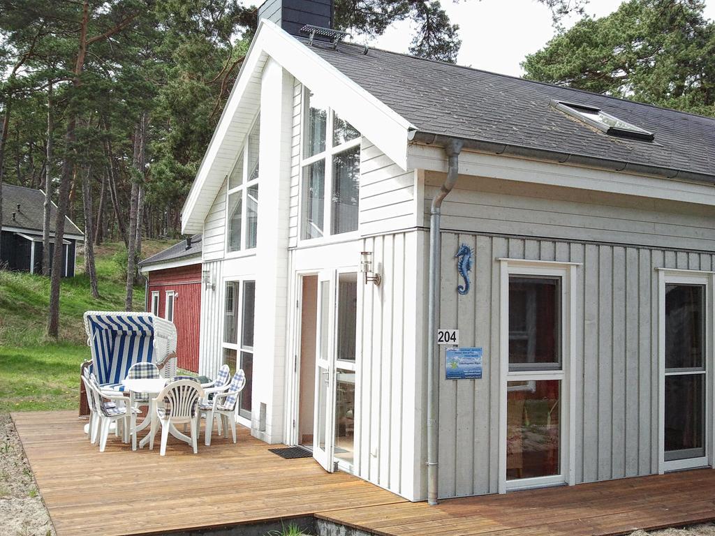 Ferienhaus Seepferdchen บาเบอ ภายนอก รูปภาพ